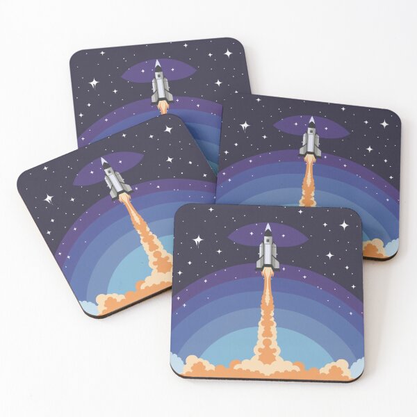 Item preview, Cosmic rocket launch designed and sold by PawelNature.