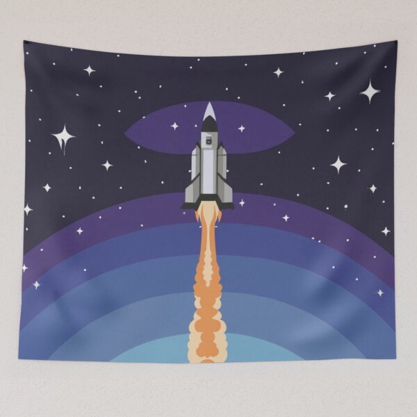 Item preview, Cosmic rocket launch designed and sold by PawelNature.