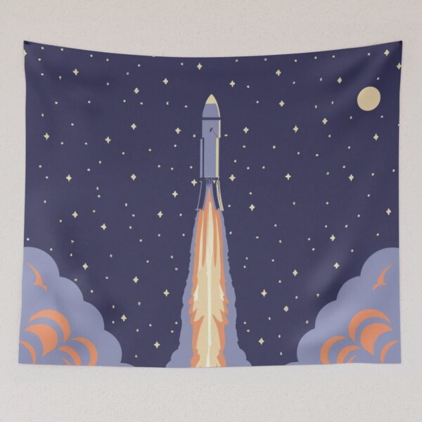 Item preview, Cosmic rocket launch designed and sold by PawelNature.