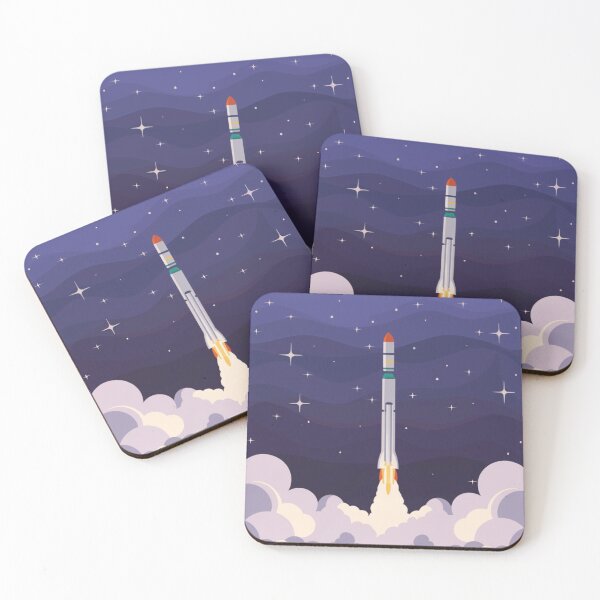 Item preview, Cosmic rocket launch designed and sold by PawelNature.