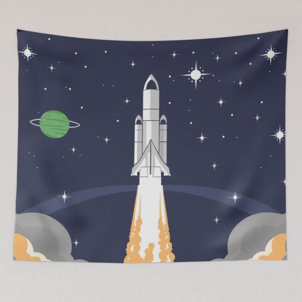 Item preview, Cosmic rocket launch designed and sold by PawelNature.