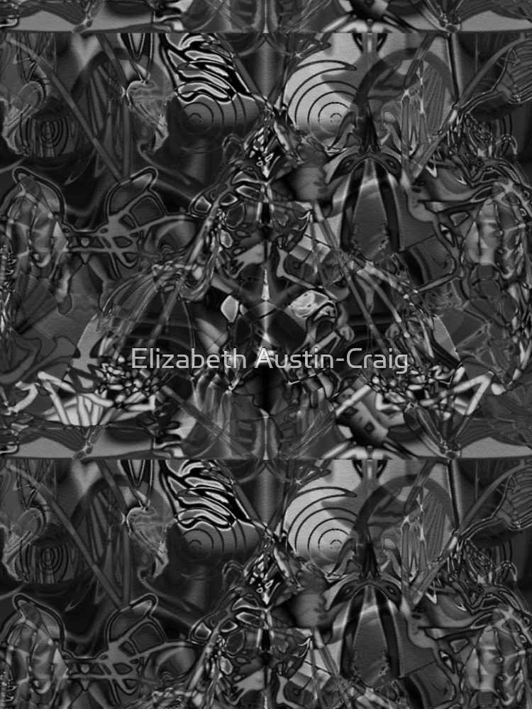 Aperçu 5 sur 5. Robe trapèze avec l'œuvre Tangled Web Of Deceit créée et vendue par Elizabeth Austin-Craig.