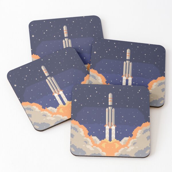 Item preview, Cosmic rocket launch designed and sold by PawelNature.