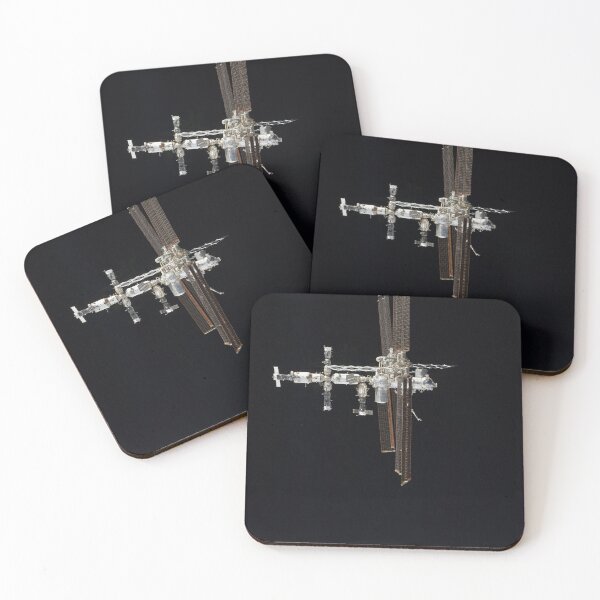 Item preview, STK204696S-International Space Station in orbit above Earth. designed and sold by StocktrekImages.