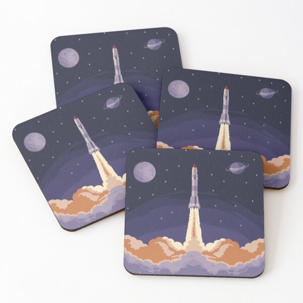 Item preview, Cosmic rocket launch designed and sold by PawelNature.