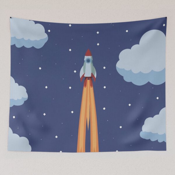 Item preview, Cosmic rocket launch designed and sold by PawelNature.