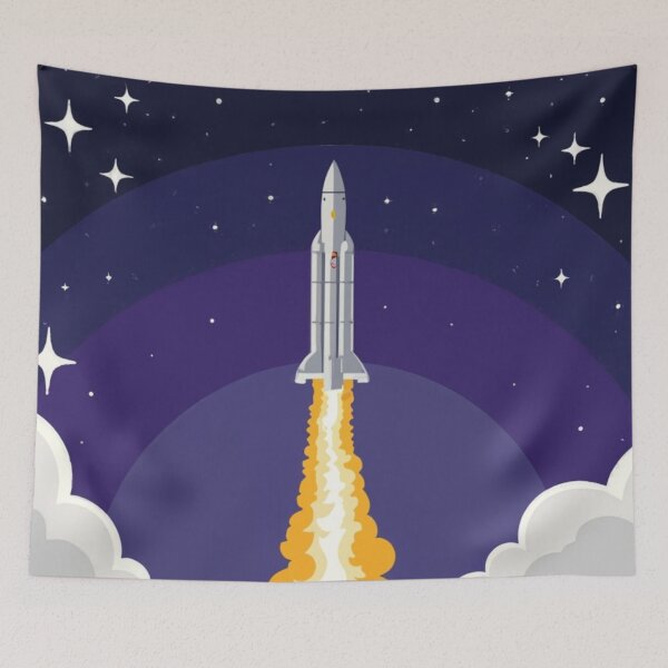 Item preview, Cosmic rocket launch designed and sold by PawelNature.