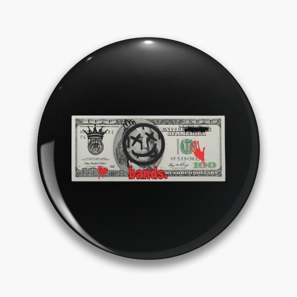 Item preview, Bands Pop Art Graffiti Hundred Dollar Bill designed and sold by musicgeniusart.