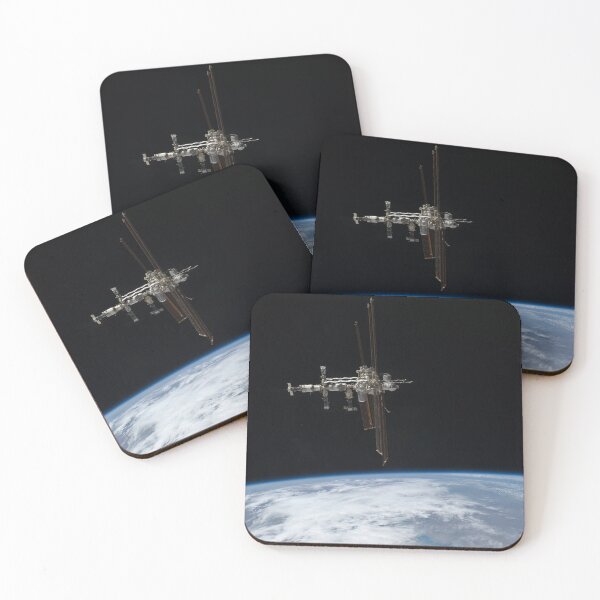 Item preview, STK204697S-International Space Station in orbit above Earth. designed and sold by StocktrekImages.