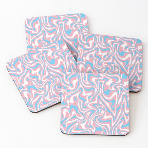 Item preview, Marshmallow Swirl (Subtle Trans Pride Flag) designed and sold by Digi-Jucie.