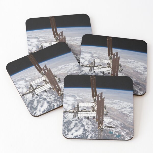 Item preview, STK204698S-International Space Station in orbit above Earth. designed and sold by StocktrekImages.
