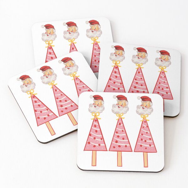 Item preview, Santa Claus retro aluminum christmas trees designed and sold by K Mussack.