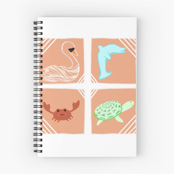 Item preview, Aquatic Animals Pattern designed and sold by fairytalearrrt.