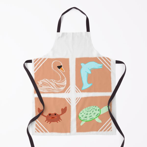 Item preview, Aquatic Animals Pattern designed and sold by fairytalearrrt.