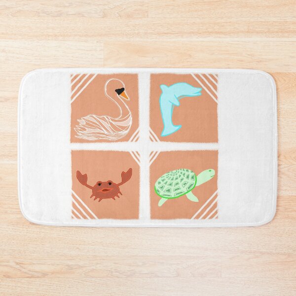 Item preview, Aquatic Animals Pattern designed and sold by fairytalearrrt.