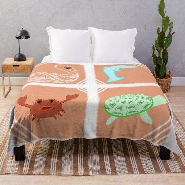 Item preview, Aquatic Animals Pattern designed and sold by fairytalearrrt.