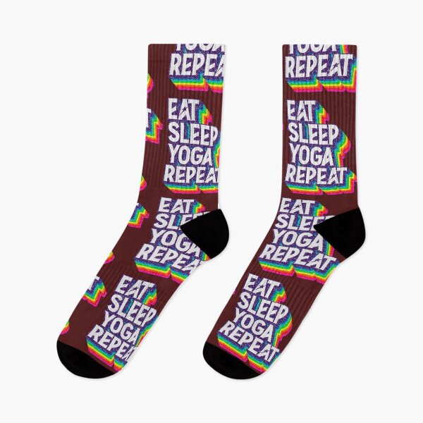 Item preview, Eat Sleep "YOGA" Repeat designed and sold by savasanaqueen.