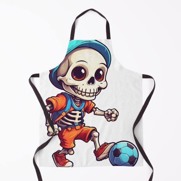 Item preview, skull playing football designed and sold by wplamkung.