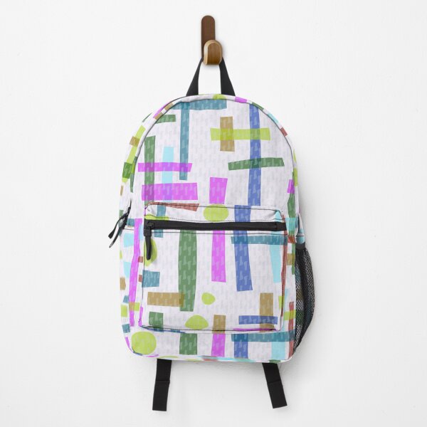 Item preview, Funky neon asymmetrical blocks with texture overlay designed and sold by FrancesPoff.