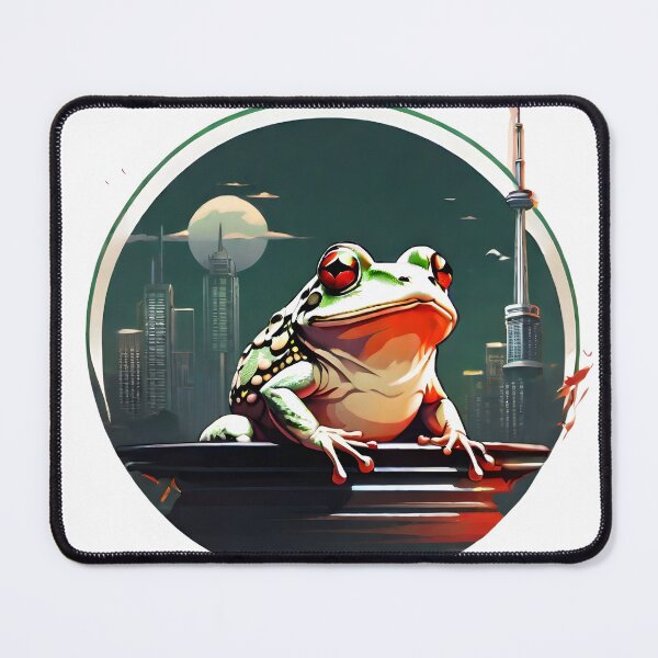 Item preview, "Froggy Hop: A Leap into Nature's Charm" designed and sold by ArtistKunal123.