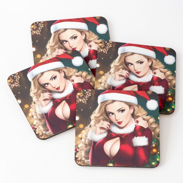 Item preview, Beautiful Christmas Pinup designed and sold by DreamyPinups.