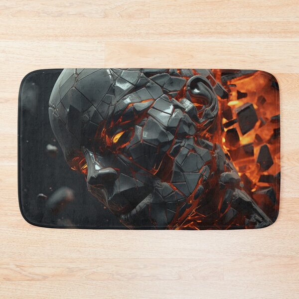 Item preview, Futuristic Fragmentation Skull Art - Emotive Portraits Mousepad designed and sold by MedusaAiArt.