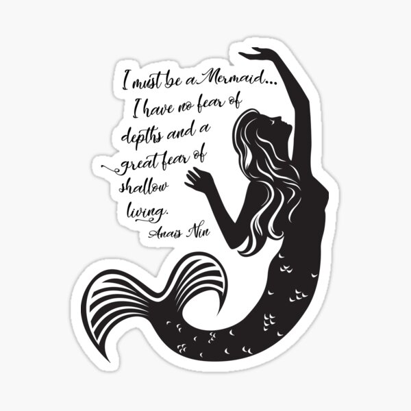 Gifts for Writers We Write to Taste Life Twice Anais Nin Quote Sticker  Gifts for Writers and Authors 