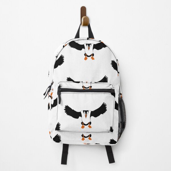 Item preview, Puffin landing, white designed and sold by CazDPhotos.