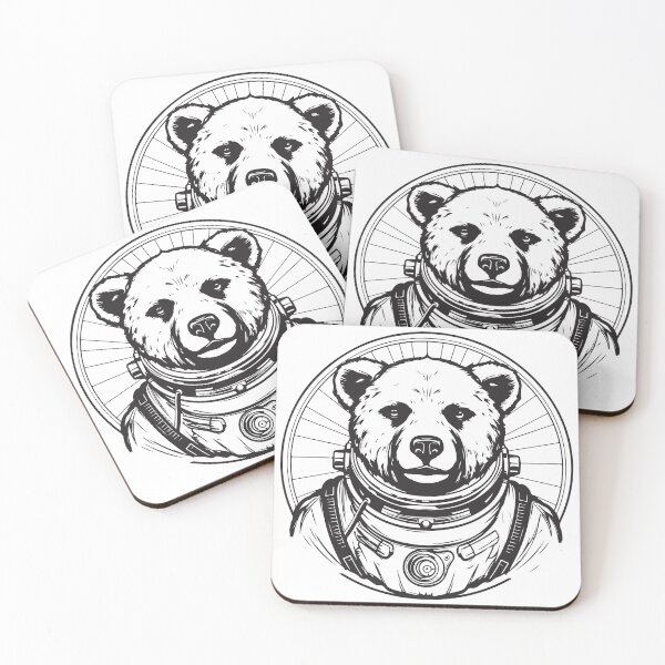 Item preview, Astronaut Agressive Polar Bear designed and sold by LionessLove.