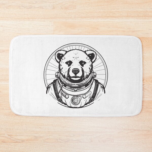 Item preview, Astronaut Agressive Polar Bear designed and sold by LionessLove.