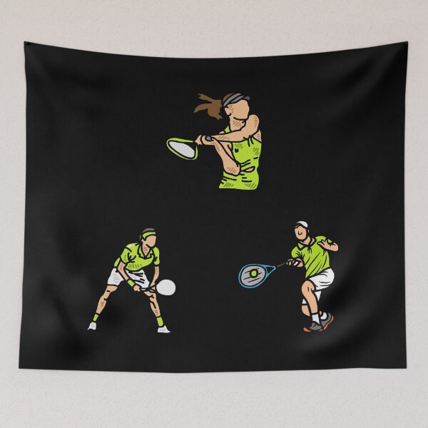 Item preview, tennis players designed and sold by itswallcraft.
