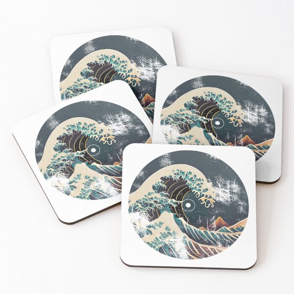 Item preview, The Great Wave Record designed and sold by RechRoom.