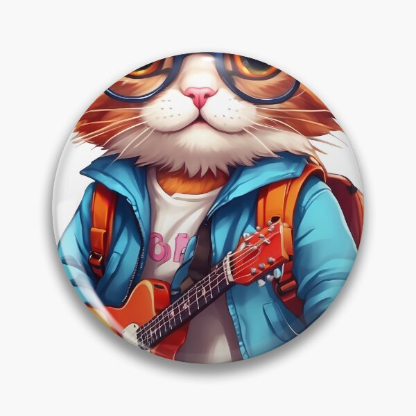 Item preview, World cat day playing the guitar designed and sold by wplamkung.