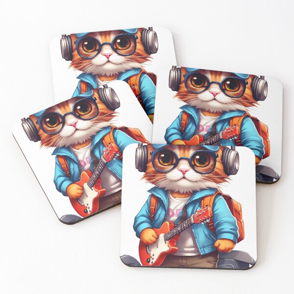 Item preview, World cat day playing the guitar designed and sold by wplamkung.