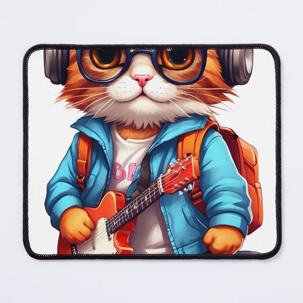 Item preview, World cat day playing the guitar designed and sold by wplamkung.