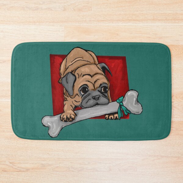 Item preview, Cute pug with big bone designed and sold by Antiope33.