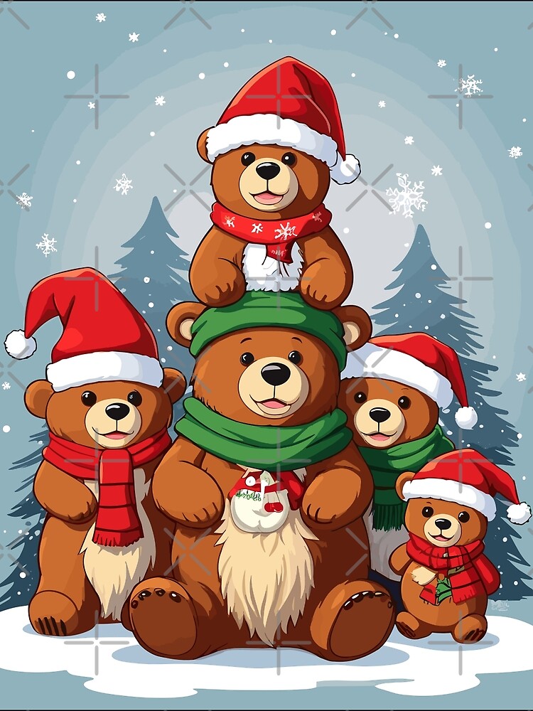 Ilustración De Lindo Santa Claus Tarjeta De Felicitación De Navidad Ilustración Vectorial