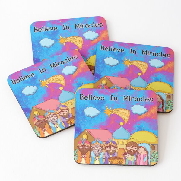 Item preview, Nativity Believe In Miracles Cartoon designed and sold by Imemewell.