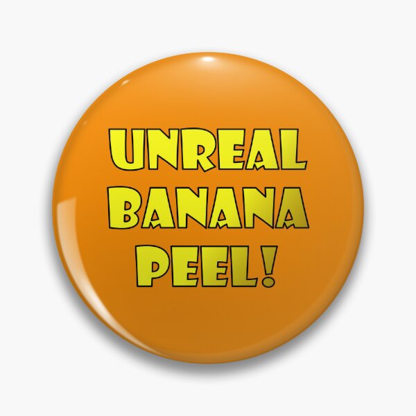 Item preview, UNREAL BANANA PEEL! Large Yellow Brown, Font, Black Trim designed and sold by AASparksDesigns.