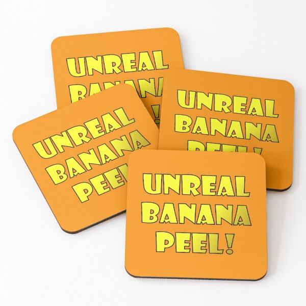Item preview, UNREAL BANANA PEEL! Large Yellow Brown, Font, Black Trim designed and sold by AASparksDesigns.