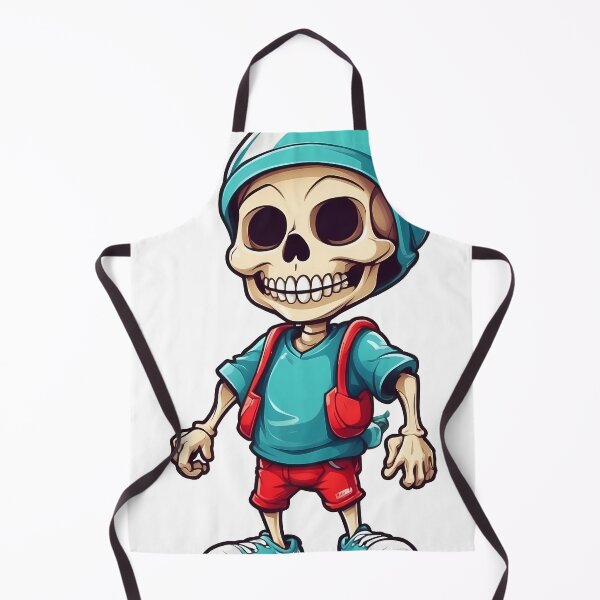 Item preview, cute cartoon skull playing soccer. designed and sold by wplamkung.