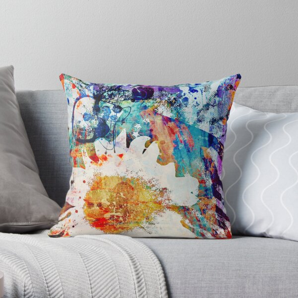 Bold Is Colorful Throw Pillow