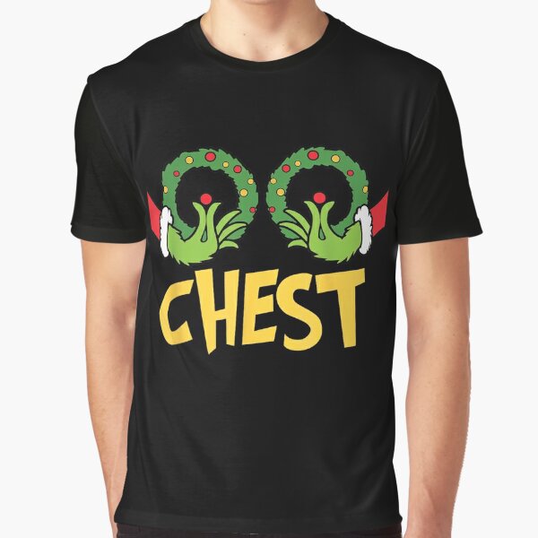 Chest Nuts Christmas Shirt Funny Matching Couple Chest Nuts Graphic T-Shirt