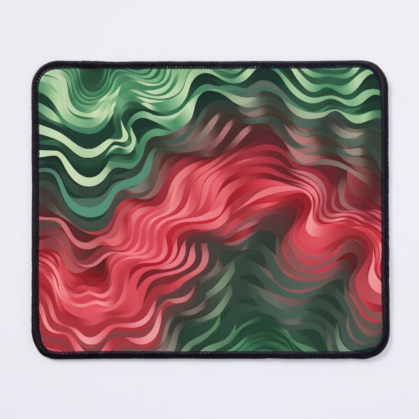 Item preview, Emerald and Ruby Waves designed and sold by VectorPlace.