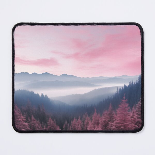 Item preview, Evergreen forest pastel sunset designed and sold by SunMoonMilk.