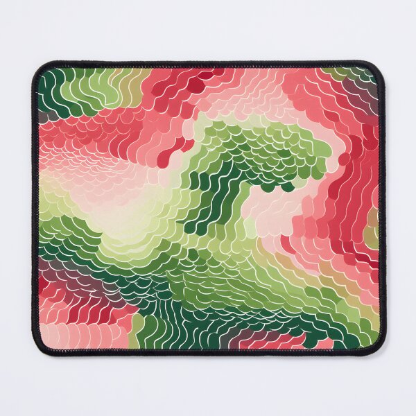 Item preview, Crimson and Emerald Contours designed and sold by VectorPlace.