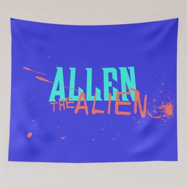 Item preview, Allen the Alien logo C designed and sold by JCBA.