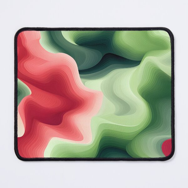 Item preview, Dynamic Red and Green Waves designed and sold by VectorPlace.