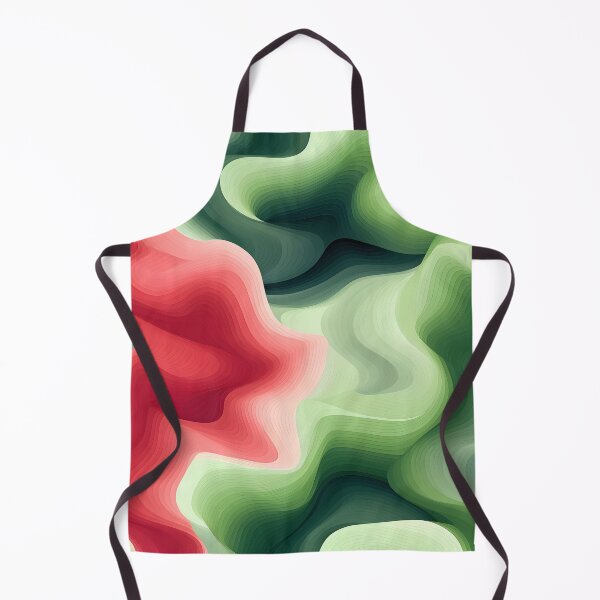 Item preview, Dynamic Red and Green Waves designed and sold by VectorPlace.