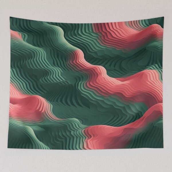 Item preview, Rippling Ruby and Emerald Depths designed and sold by VectorPlace.